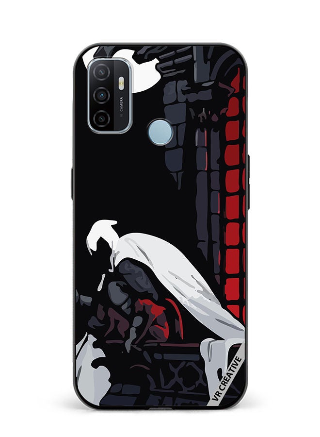 VR CREATIVE Protective Case Cover For Oppo A53 Moon Knight Design Multicolour - Image 1