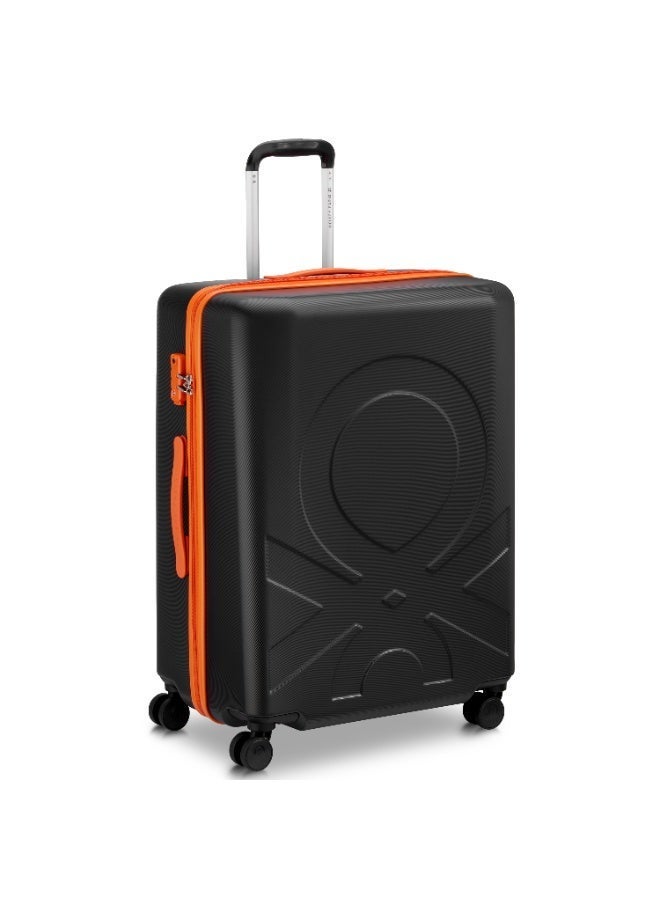 DELSEY United Colors of Benetton By Delsey Fabrica   70cm 4 Double Wheel  Trolley  Black - Image 5