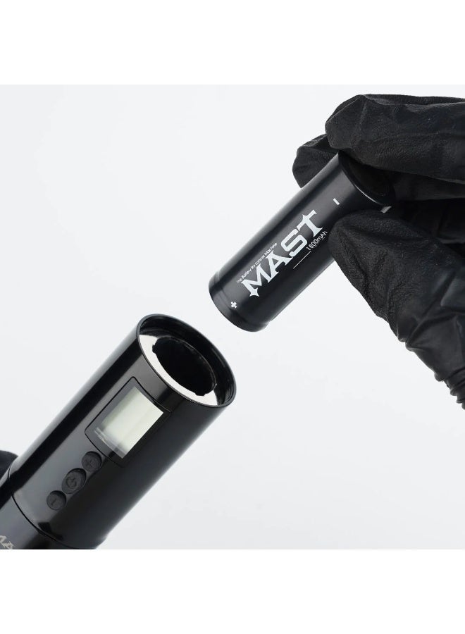 Mast Tattoo Machine and Needles Wireless Tattoo Pen - Mast Lancer Wireless Rotary Tattoo Pen Machine | Professional Cordless Tattoo Gun with LED Display, 1900mAh Rechargeable Battery, Adjustable Voltage & Cartridge Needle Compatibility - Image 2