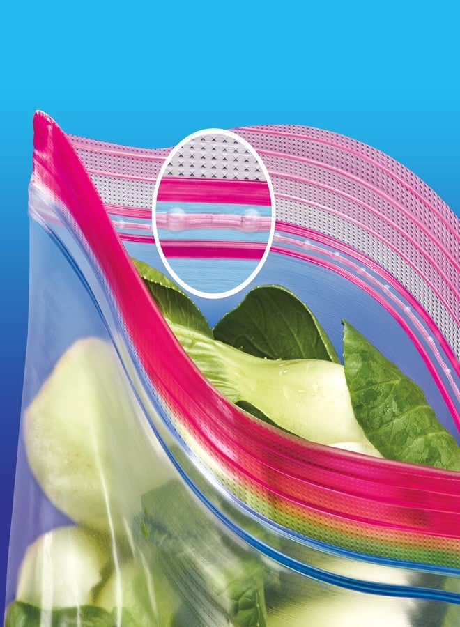 Ziploc Half Gallon Marinade Food Storage Bags for Meal Prep, Grip 'n Seal Technology for Easier Grip, Open, and Close, 24 Count - Image 4