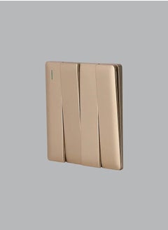 BRILLANT 6pcs Quadruple Switch 16A Gold Light 