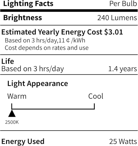 WSDCN.COM 2 Pack, Fulfilled by Amazon, WSDCN E14 T25 25W 120V 120 Volt 125V 110V~130V Oven Light Bulb Heat Resistant Bulb 300'C - Image 5
