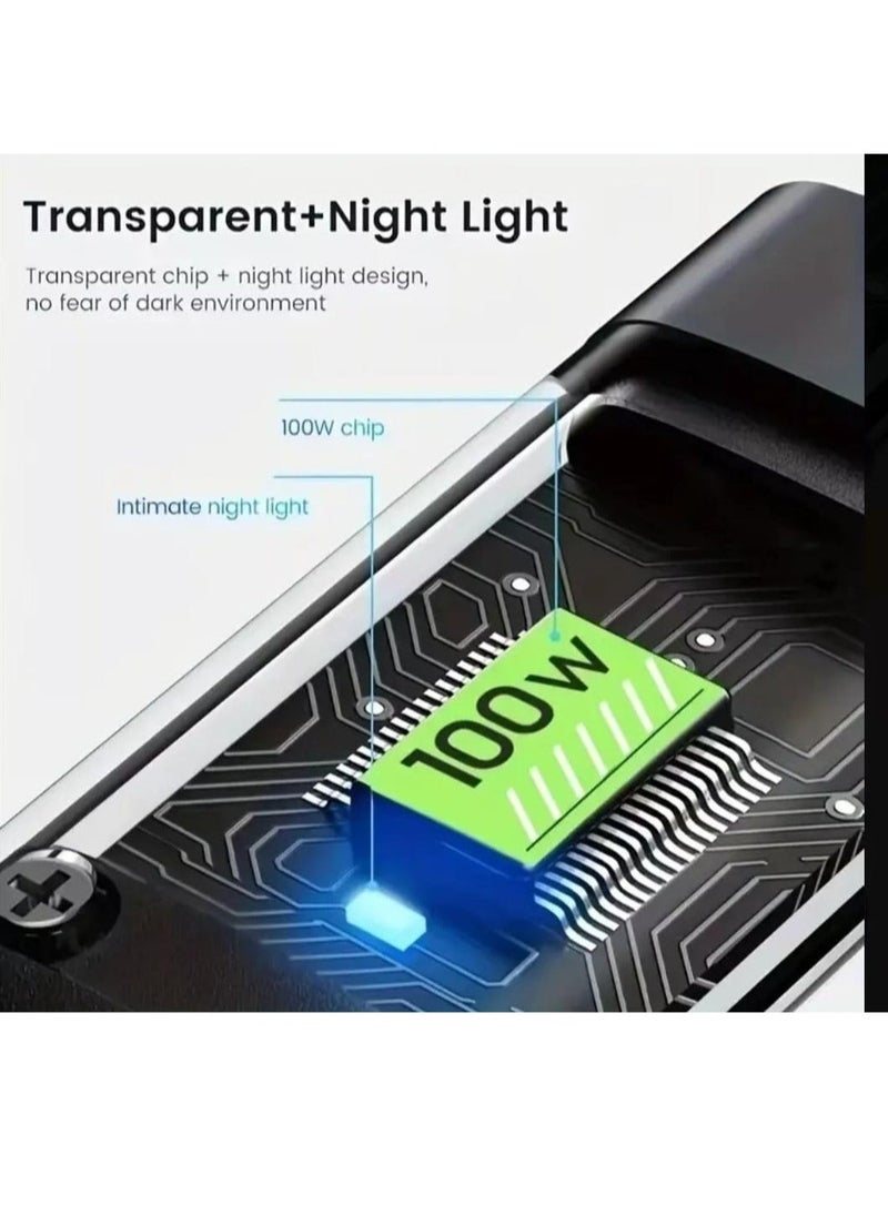 JAJEEK "3-in-1 Multi Charger Cable 1.2M - Fast Charging Nylon Braided USB Cable for Micro USB, Type C, & Lightning Devices" - Image 4