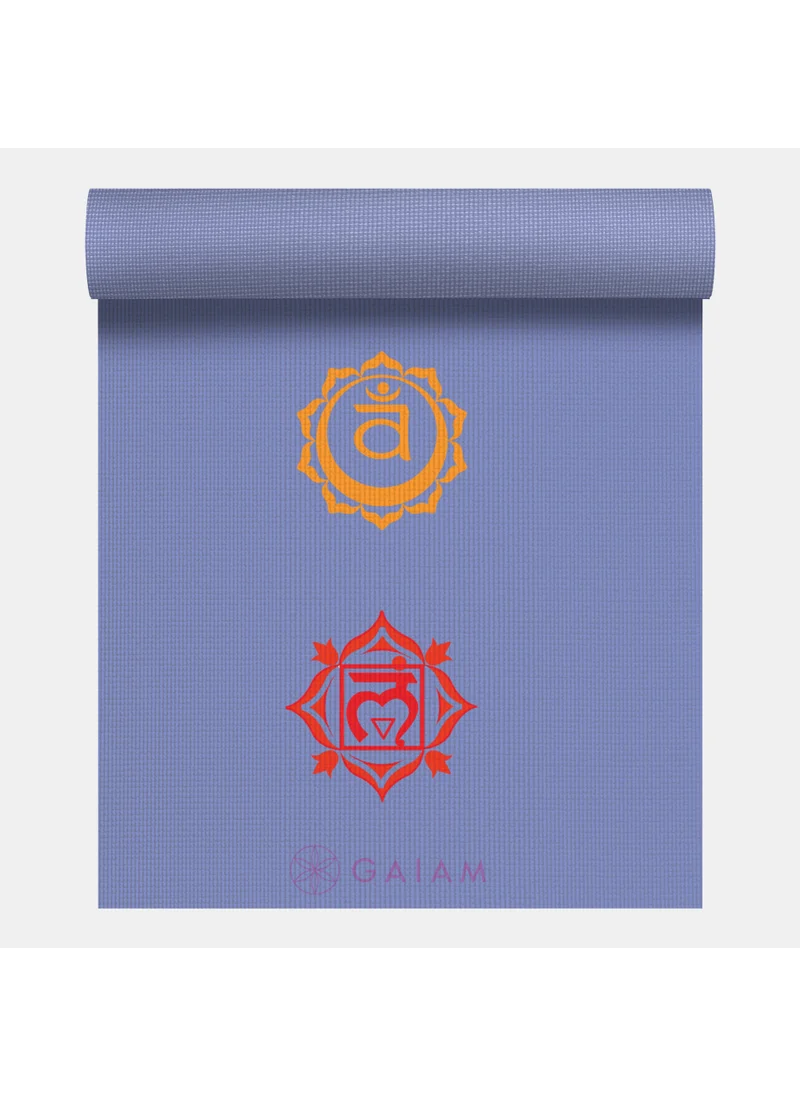 Gaiam Chakra Yoga Mat (4mm)