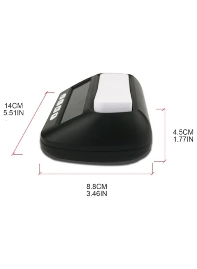 Professional portable digital chess clock timer for countdown, digital chess clock timer for countdown (black) - Image 3