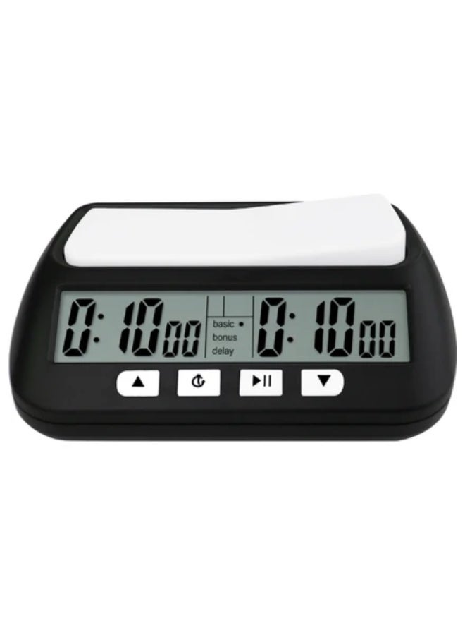 Professional portable digital chess clock timer for countdown, digital chess clock timer for countdown (black) - Image 1