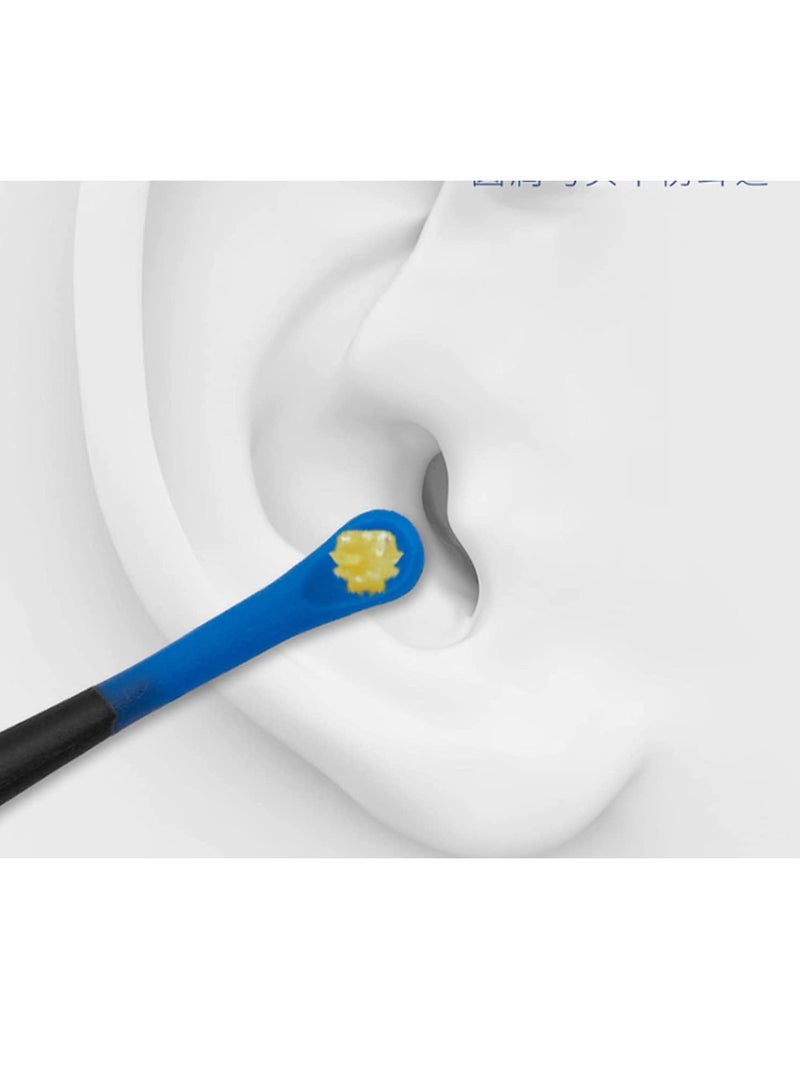 Earwax Remover Reusable Ear Cleaner Soft Silicone Ear Wax Removal Tool Safe Spiral Ear Wax Remover Ear Picker Ear Wax Removal Kit for Olders Adult Kids Home Humans (4 Pieces) - Image 5