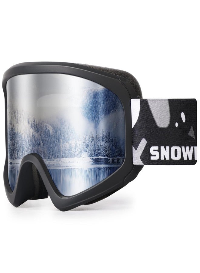 snower Kids Ski Goggles, Anti-Fog Snow Goggles with OTG Design, 100% UV Protection, HD Lens for Kids Boys Girls - Image 1