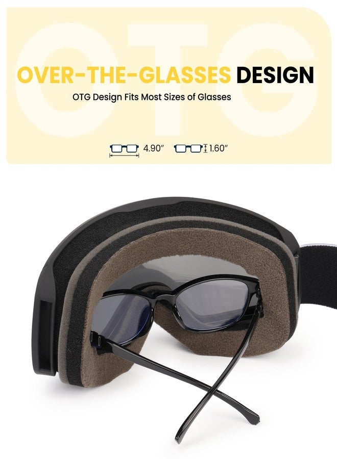 snower Kids Ski Goggles, Anti-Fog Snow Goggles with OTG Design, 100% UV Protection, HD Lens for Kids Boys Girls - Image 3
