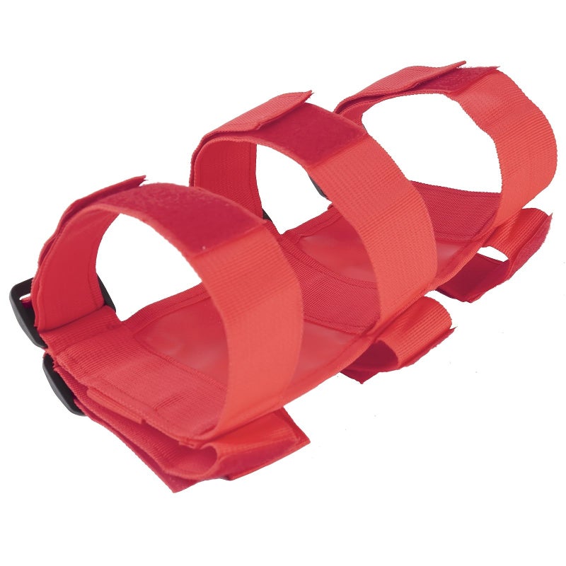 1pc Red Self Adhesive Non Slip Adjustable Car Fire Extinguisher Mounting Strap For Home And Vehicle Use - Image 2