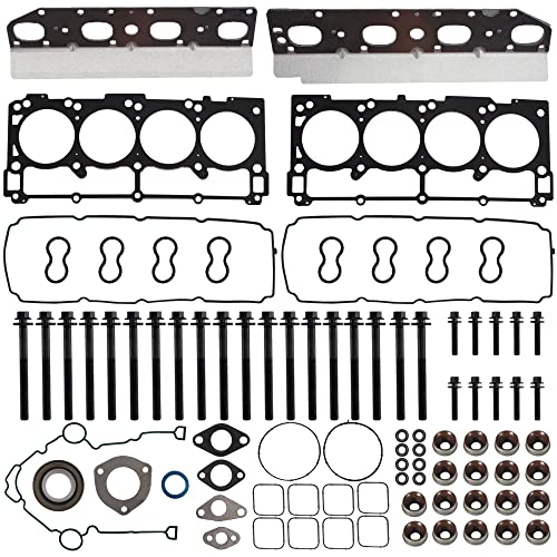 Wollvon Full Cylinder Gasket Set with Head Bolts HS26423PT TCS46169 ES72200 Compatible with Chrysler 300 Dodge Challenger Charger Durango Ram 1500 2500 3500 Grand Cherokee 5.7L V8 - Image 1