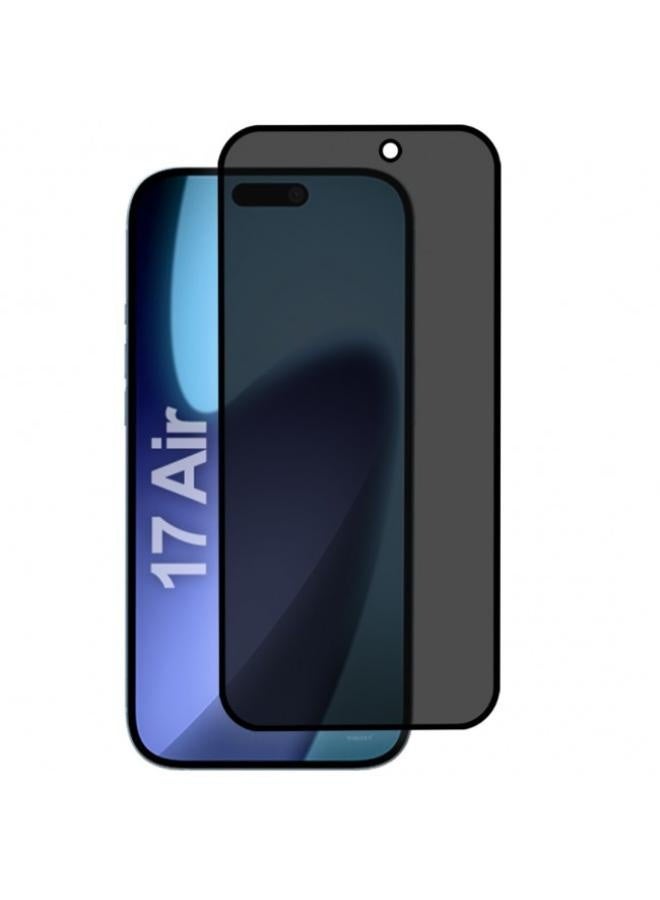 iPhone 17 Air Privacy Screen Protector, HD Tempered Glass Film for iPhone 17 Air Anti Spy, No Bubbles Anti-Scratch, 9H+ Hardness, Military Grade Shatterproof, 1-Second Auto-Install - Image 2