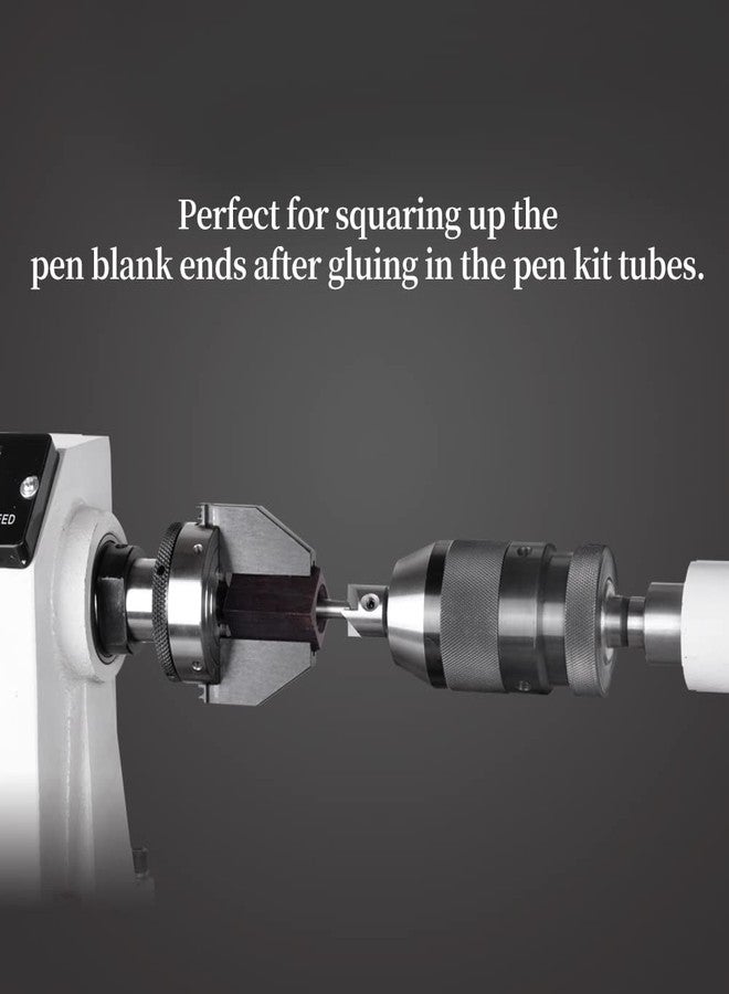 NAGU 2-inch 2-Jaw Pen Drilling Lathe Chuck Set with 1" X 8TPI Direct Thread,Dedicated Pen Drilling Lathe Chuck - Image 5