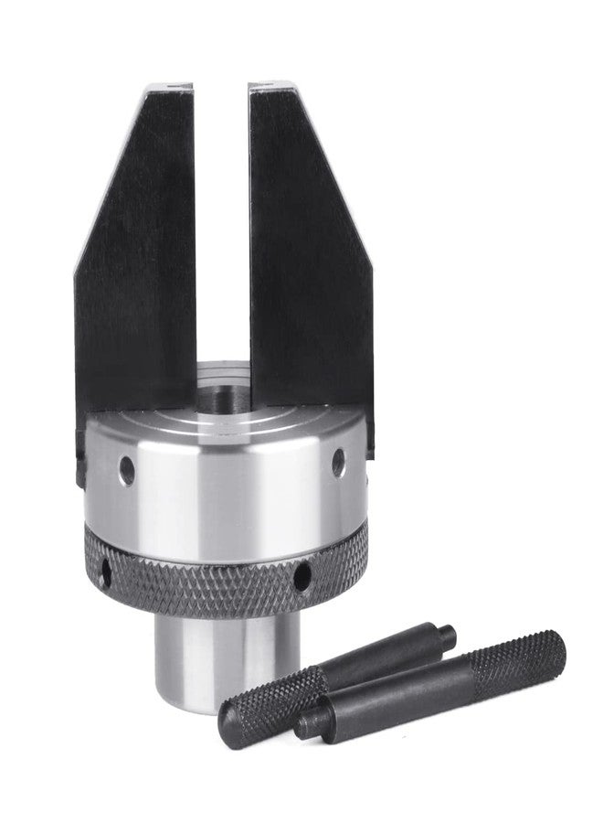 NAGU 2-inch 2-Jaw Pen Drilling Lathe Chuck Set with 1" X 8TPI Direct Thread,Dedicated Pen Drilling Lathe Chuck - Image 1