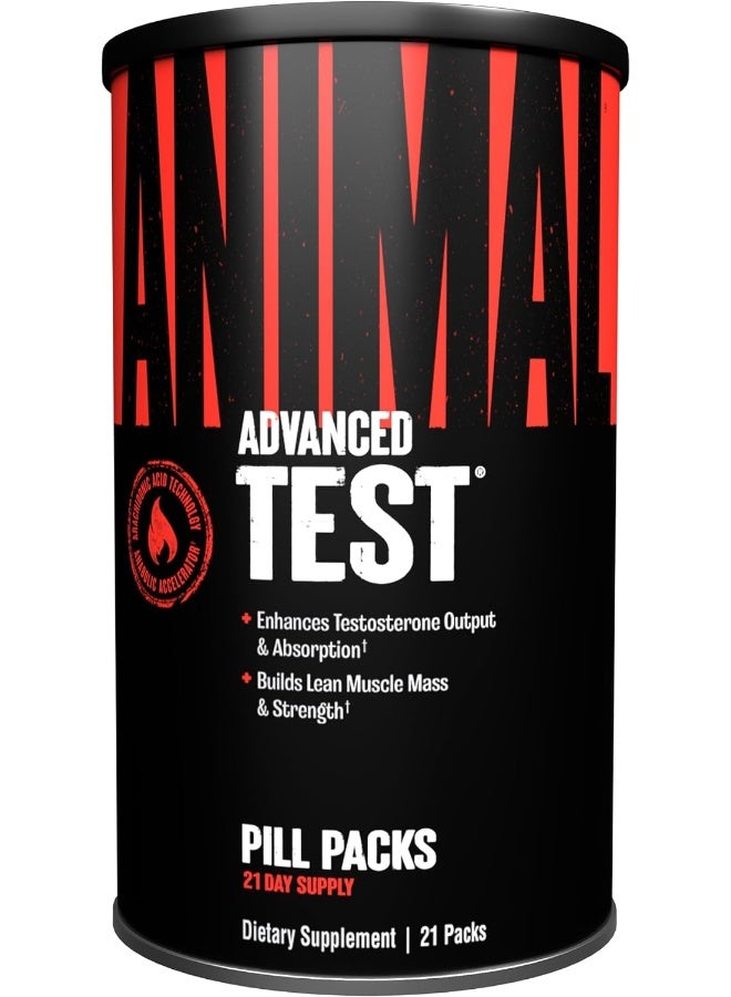 ANIMAL Test – Testosterone Booster For Men – Arachidonic Acid Yohimbe Bark Trans Resveratrol Cissus Quadrangularis – Convenient All-In-One Packs For Strength Athletes & Bodybuilders – 21 Day Cycle - Image 2