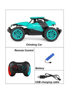 Swift Remote Control Car, Rechargeable RC Monster Car Toy, 15MPH High Speed 2.4Ghz 4WD Racing Drift RC Cars, Climbing Beast Fast Powerful Off-Road Electric Rock Crawler Gift for Adults & Kids, Green  - Image 3