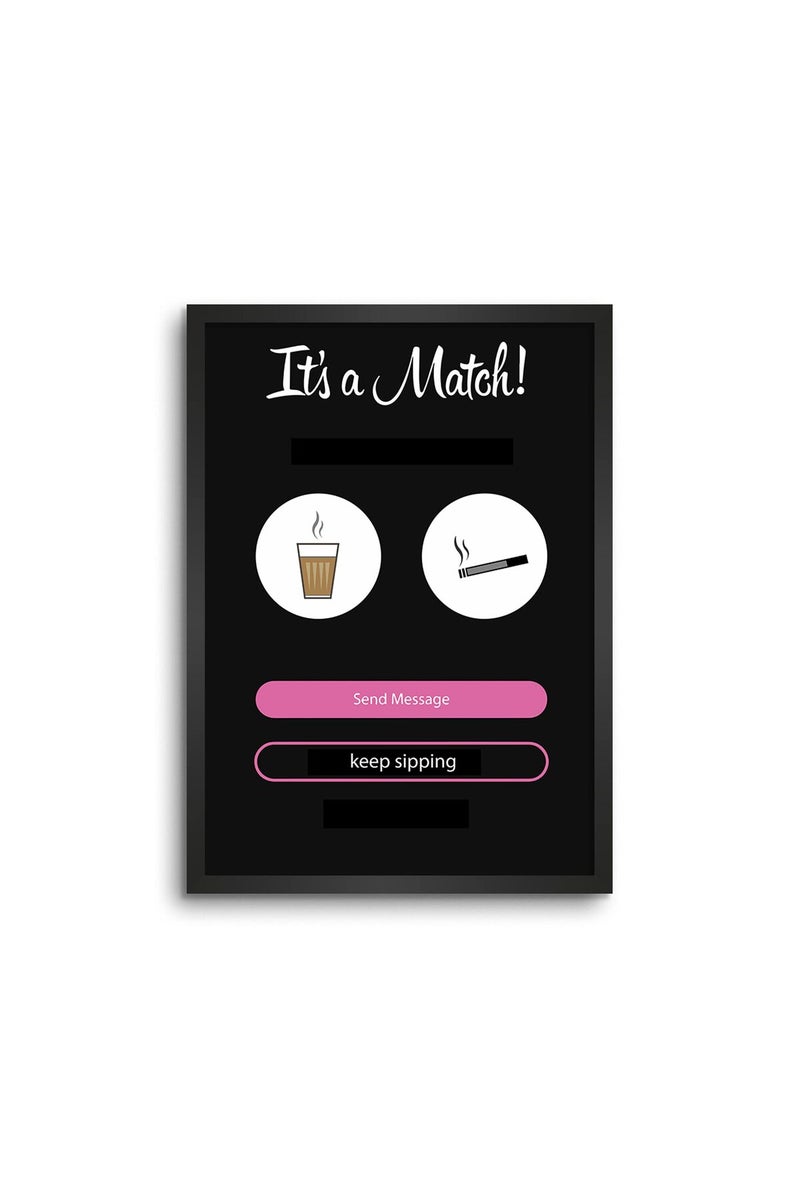 LAMRON Chai Match Wall Art Poster - Image 1