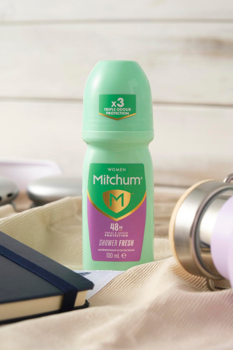 Mitchum Women 48HR Protection Roll-On Deodorant & Antiperspirant, 100ml, pack of 2 - Image 2