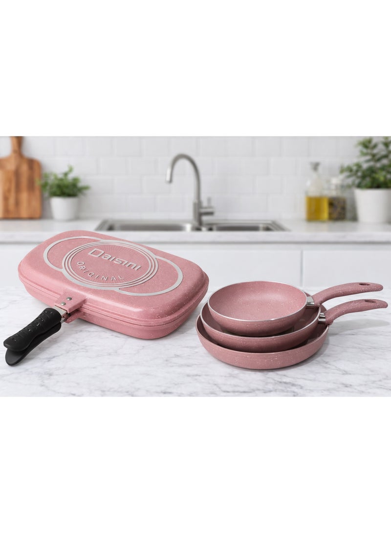 طقم مقالي ٣ قطع مع جريل