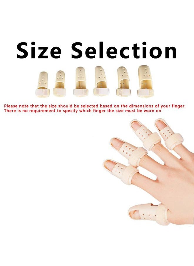 Thinvik [2 Piece Plastic Mallet Dip Finger Support Brace Splint Joint Protection Injury  - Image 5