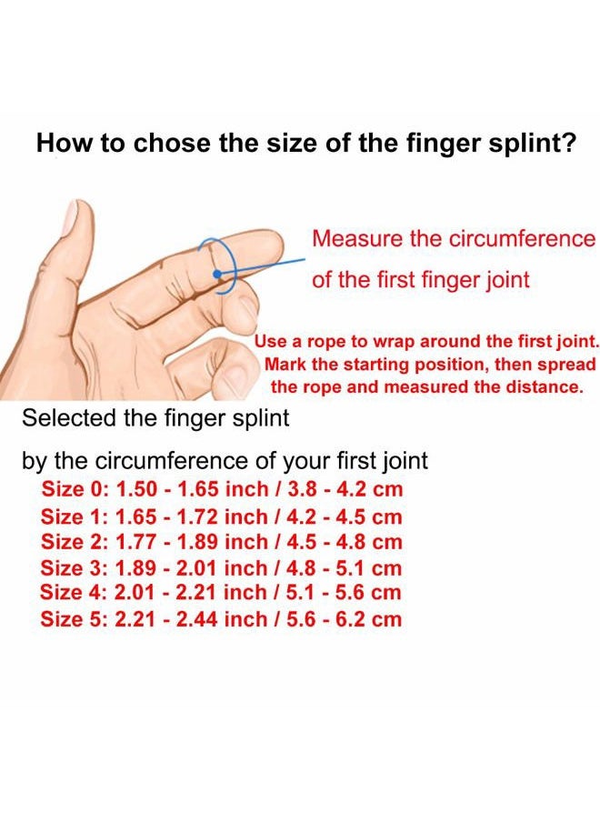 Thinvik [2 Piece Plastic Mallet Dip Finger Support Brace Splint Joint Protection Injury  - Image 2