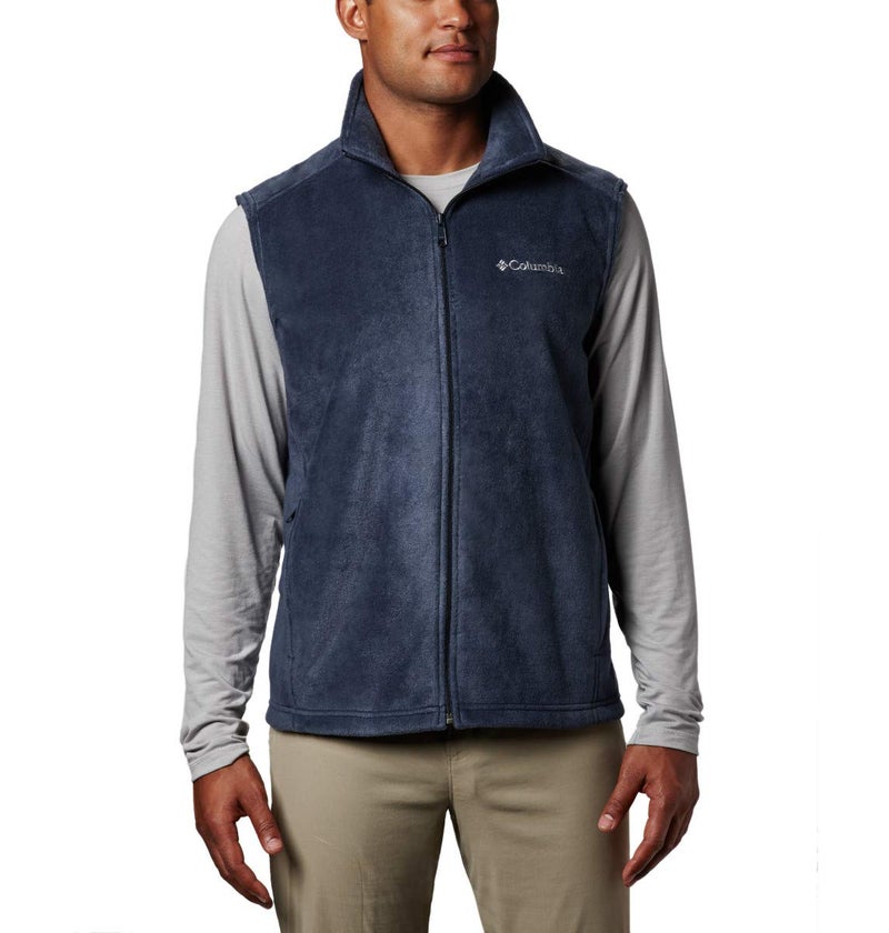 Columbia Mens Steens Mountain Fleece Vest Collegiate Navy Medium