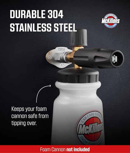 McKillans Automatic Foam Cannon Mount 304 Stainless Steel Automatic Quick Connect - Image 3