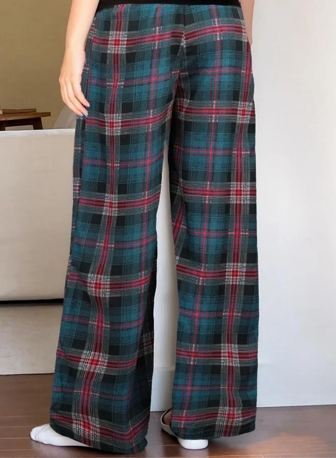 تايك تو Plaid Relaxed Fit Pyjama