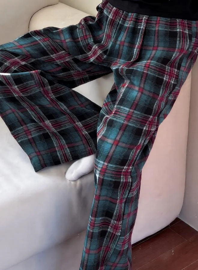 تايك تو Plaid Relaxed Fit Pyjama
