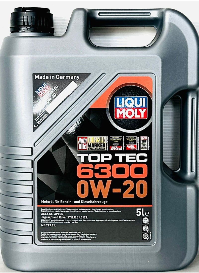 زيت محرك 0W-20 Top Tec 6300 سعة 5 لتر - pzsku/ZE49714BC94826958E67AZ/45/_/1731938985/548eb87d-7579-4f16-9443-91966defd90c