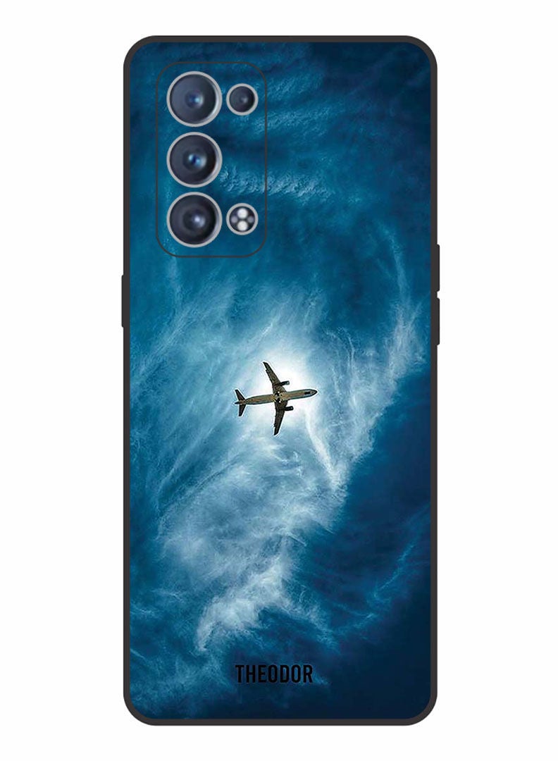 Theodor Protective Case Cover For OPPO RENO 6 PRO PLUS 5G  Plane In The Sky - Image 1