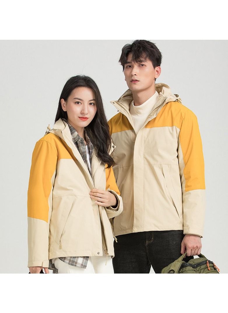 Loquat Three-in-one Detachable  Hood Waterproof Overcoat  One-piece 1pcs  - Image 1
