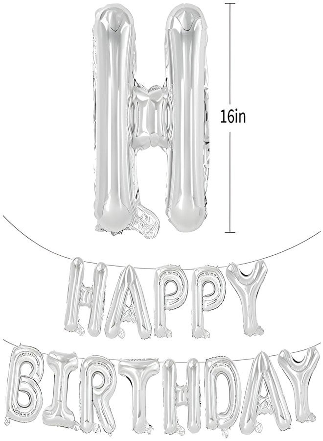HEMITO 51Pcs Black and Silver Birthday Balloons Combo for Kids Or Paper Birthday Decoration Items for Boys, Black and Silver Combo of 51. - Image 3