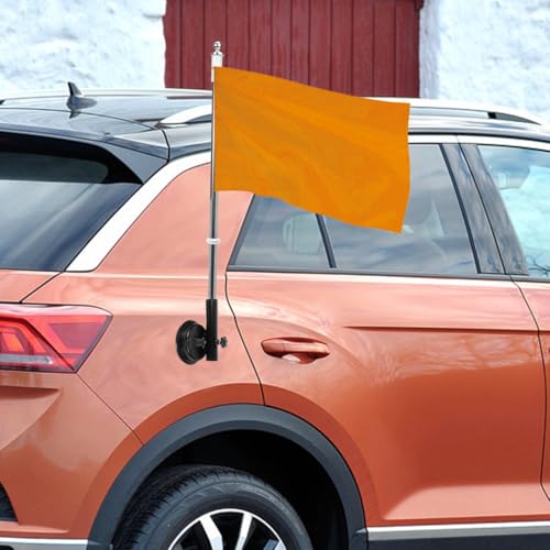 Unomor Car Flagpole Bracket Metal Brackets Magnetic Mount Car Stuff Magnetic Flag Holder Truck Flag Pole Mount Suction Cup Flag Bracket Flag Pole Stand Car Flag Mount Supplies Mount Black - Image 4