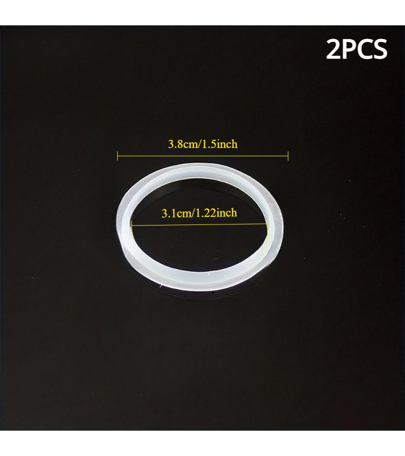 2pcs Drain Seal Leak Proof Gasket Pop Up Plug 1.71inch 2.85inch For Various Sink Sizes - Image 4