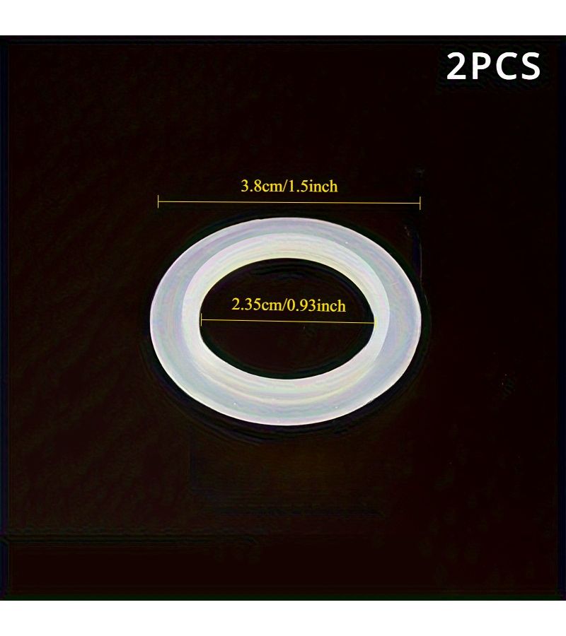 2pcs Drain Seal Leak Proof Gasket Pop Up Plug 1.71inch 2.85inch For Various Sink Sizes - Image 3