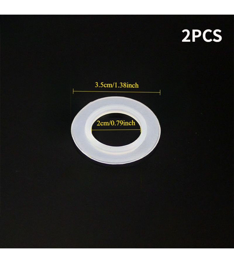 2pcs Drain Seal Leak Proof Gasket Pop Up Plug 1.71inch 2.85inch For Various Sink Sizes - Image 2
