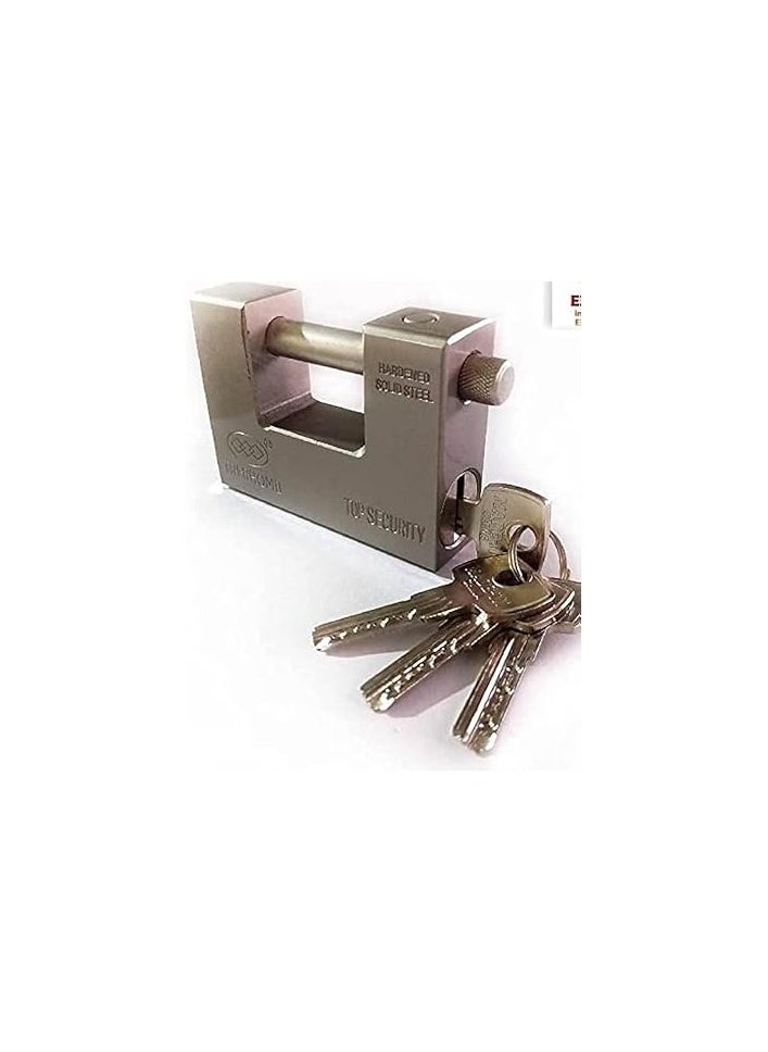 84mm solid lock against breakage and computer damage, 5 keys, the strongest lock in Egypt  - Image 1