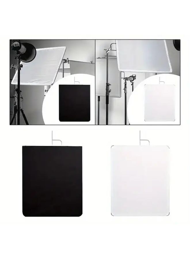 Stainless Steel Photography Flag Frame Soft Light Cloth With White Panel - Image 2