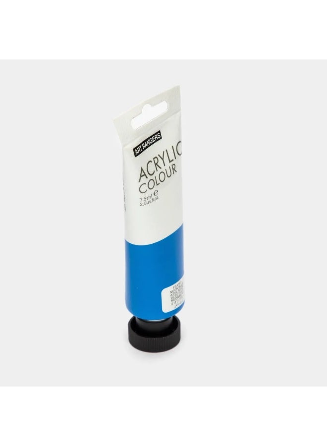 ART RANGERS Acrylic Colour – Neon Blue 75ml | High-Quality Metallic Paint for Art & Craft - FEA167 - Image 2