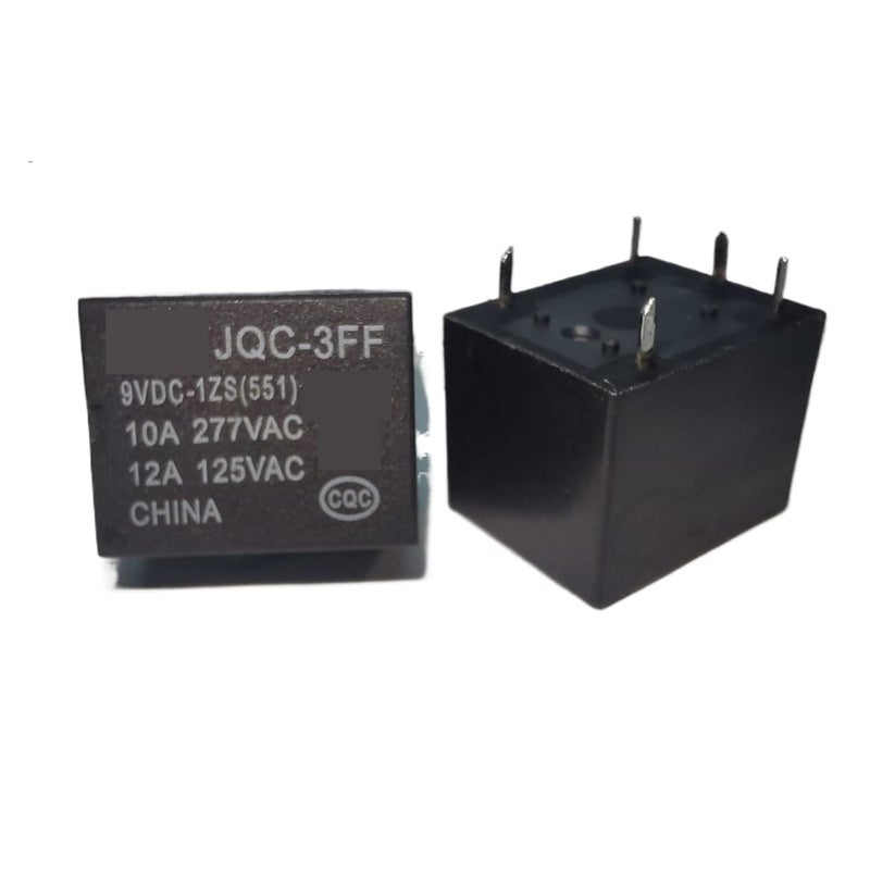 1pc JQC-3FF 5VDC-1ZS(551) 9VDC-1ZS(551) 12VDC-1ZS(551) 24VDC-1ZS(551) Electromagnetic Power Relay 5 Pins(JQC-3FF 12VDC-1ZS) - Image 2