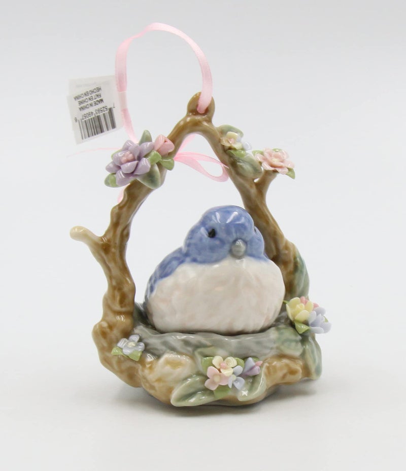 Cg Cosmos SB49057 Fine Porcelain Blue Bird Ornament Figurine  4-Inch - Image 4