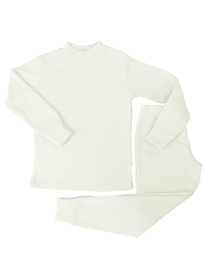 Bashayer OFFWhite winter pajama with Medium collar  - Image 1