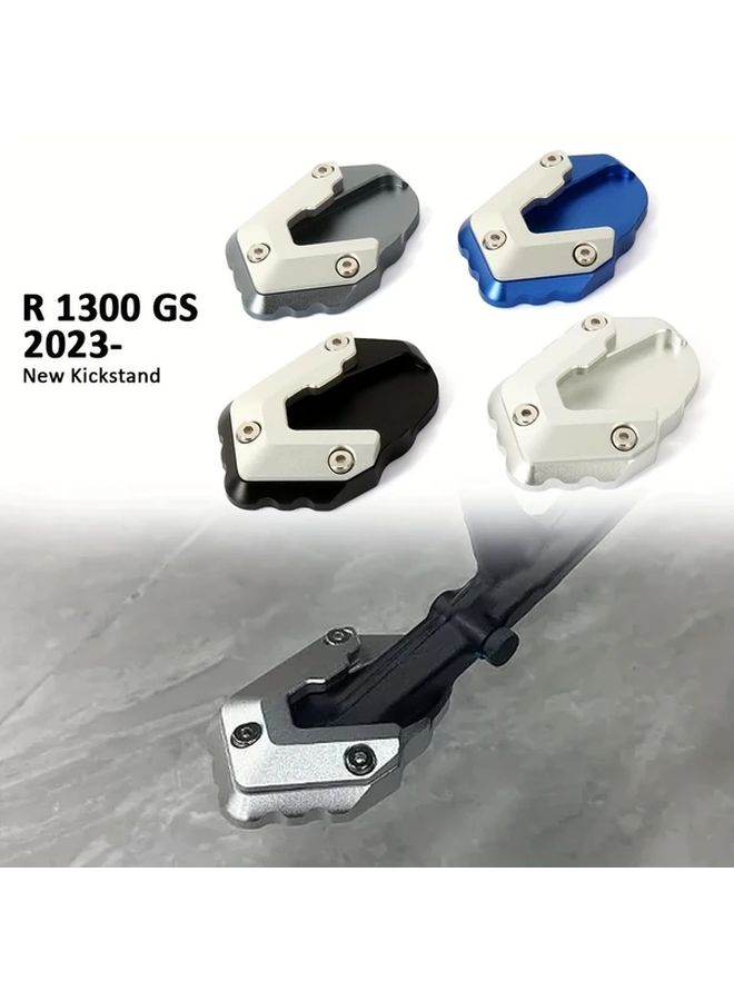 For R1300GS Titanium Aluminum Kickstand Pad Foot Support Enhancement Universal Side Stand Extension Durable Accessory Street Touring Motorcycles 2023 2024 - Image 1