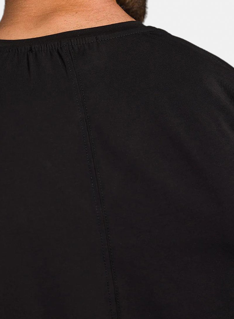 Stache Curved Back V-Neck T- Shirt - Image 3