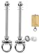 Yyiwhmy Stainless Steel 304 Swing Hangers with Bearings Set of 2 Heavy Duty Screw Brackets for Hanging Chairs Swings Punching Bag 1500LB Capacity - Image 2