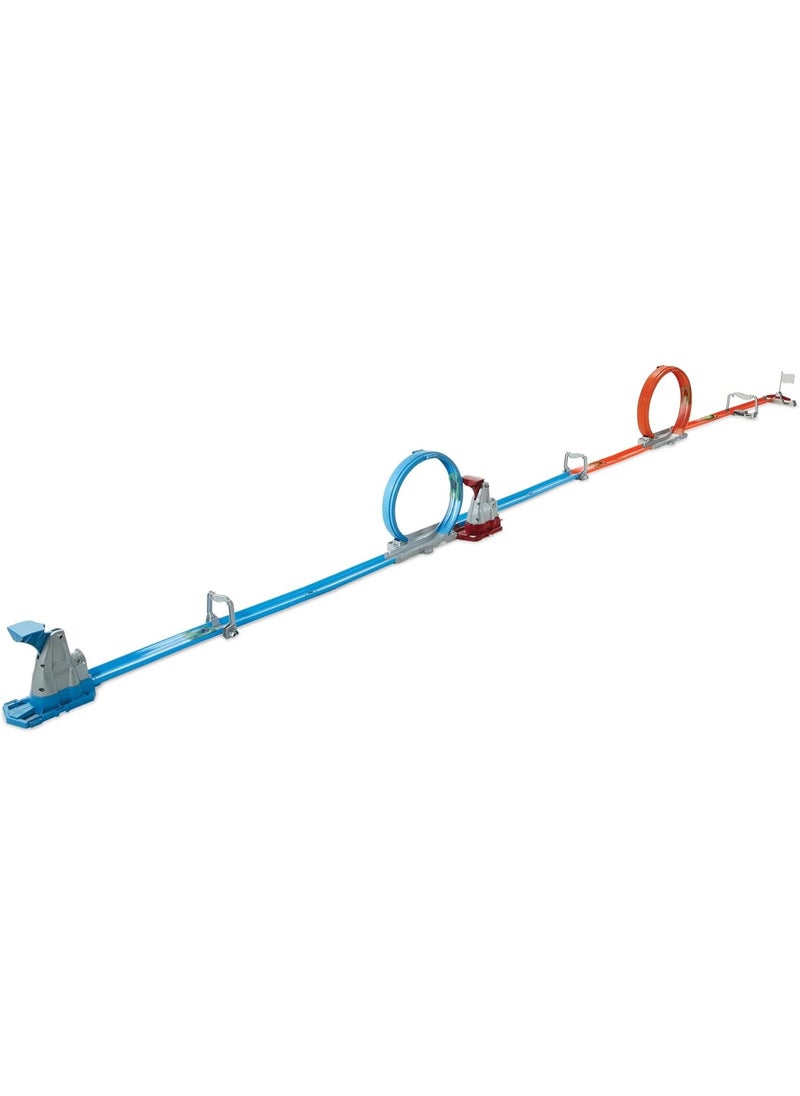 Hot Wheels - Hot Wheels Double Loop Dash Drag Racing Playset - Image 1