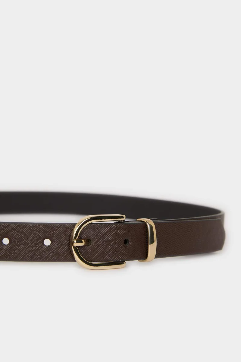 ديفاكتو Woman Faux Leather Jean Belt
