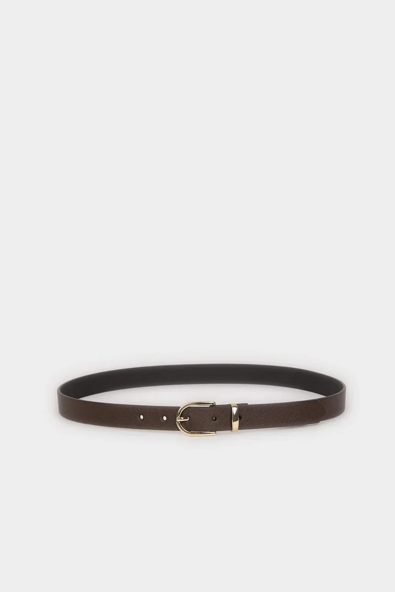 ديفاكتو Woman Faux Leather Jean Belt