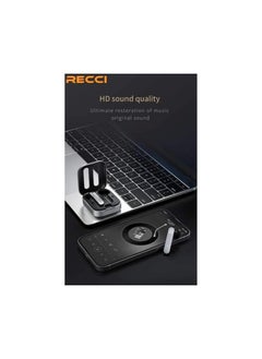 Recci RECCI RT13 - Wireless earphones - Easy to wear and comfortable for long-term use - With touch feature - Gaming headset - HIFI and HD sound - Type-C fast charging port - Gray color, in-ear  - Image 3